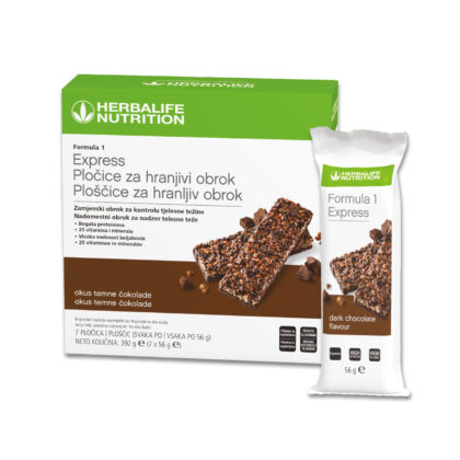 Herbalife pločice Formula 1 Express hranjivi obrok - okus tamna čokolada