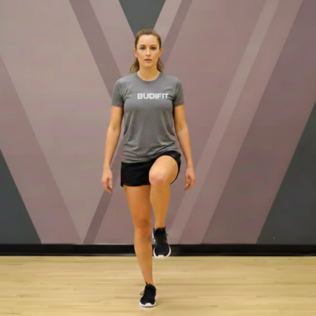 Stabilizacijska vježba balansa na jednoj nozi za jačanje koljena i povratak funkcionalnosti nakon ACL ozljede.